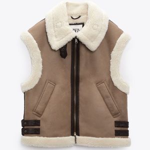 Zara Combination Fleece Vest